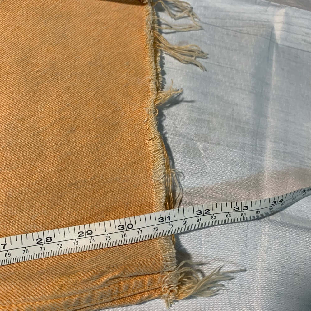 Zara High rise wide leg orange denim. Size 4. - Picture 10 of 11